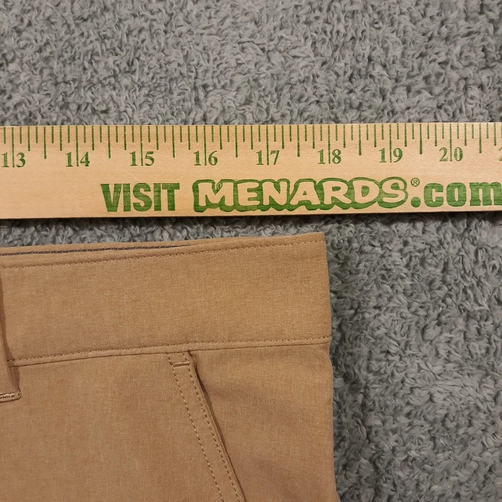 Eddie Bauer Shorts Mens Size 35 x 10 Hiking Outdoor Camping Travel Brown Cargo